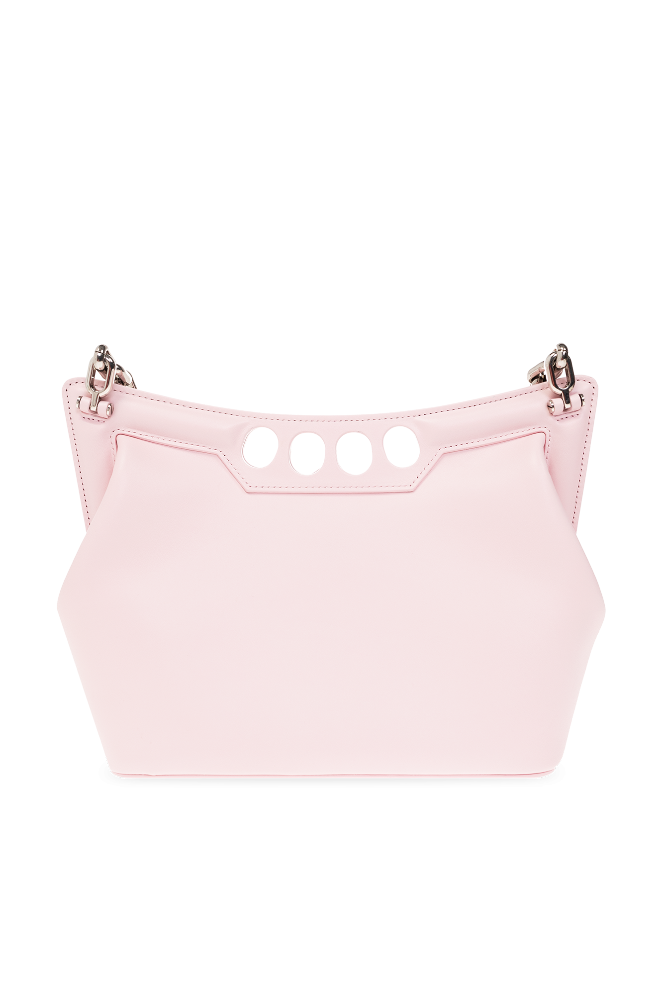 alexander mcqueen スモール ピーク バッグ Alexander Mcqueen The Peak Mini Crocodile-effect Faux